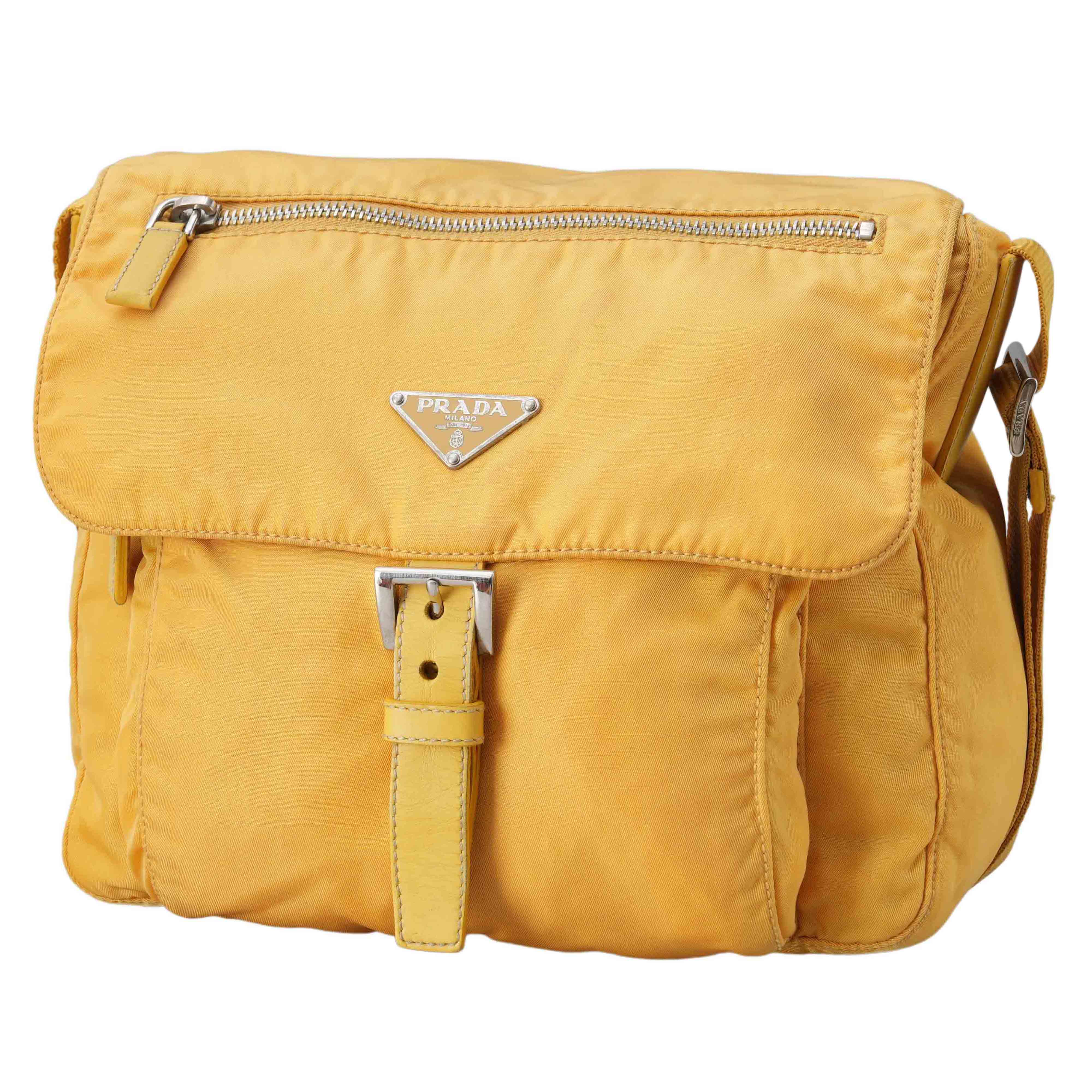 PRADA(USED)프라다 패브릭 숄더백
